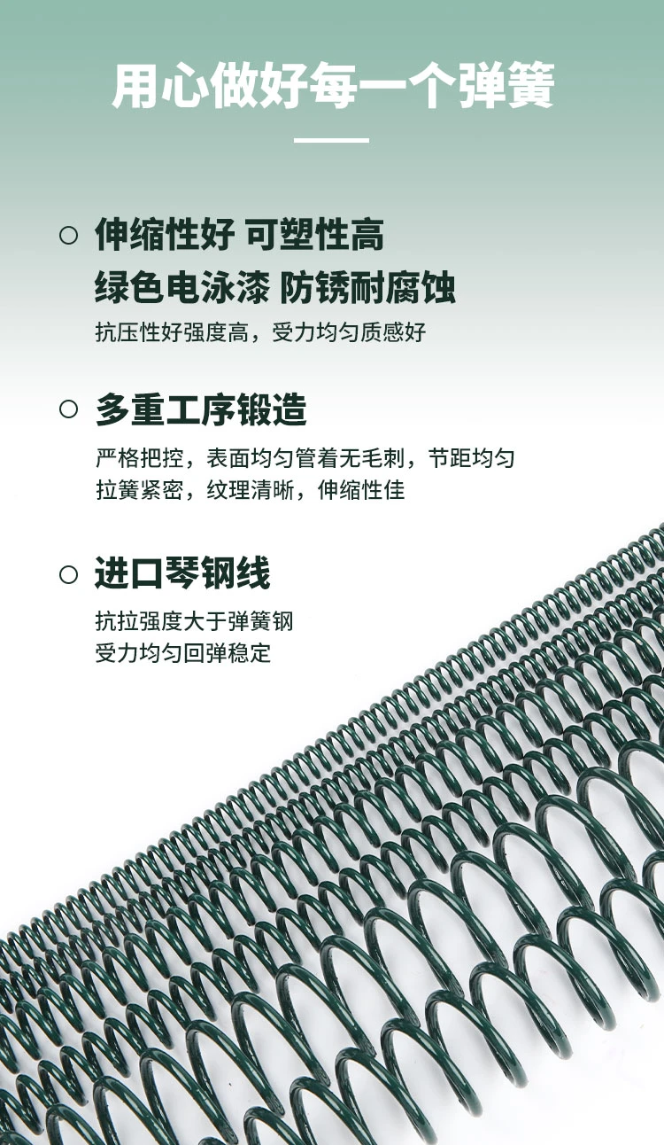 Green Round Wire Compression Spring product pages - DingLi Spring (5).webp