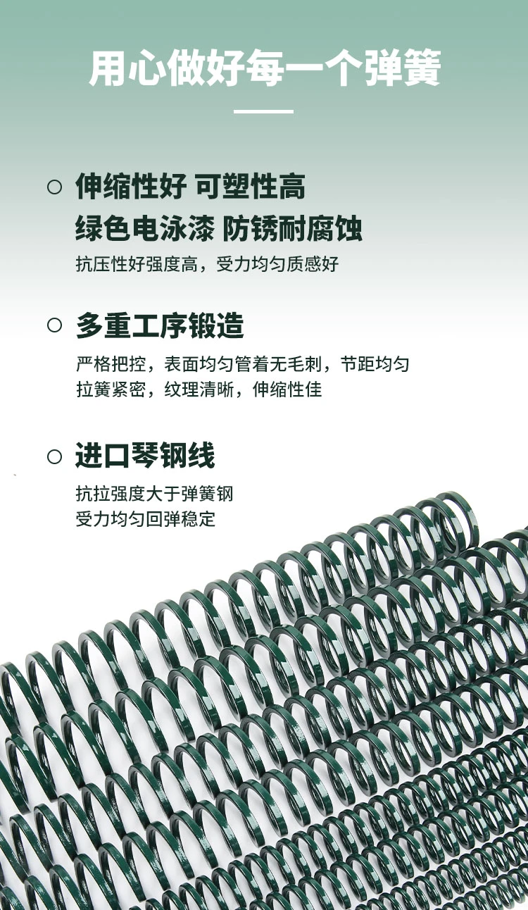 Green Square Wire Compression Spring product pages - DingLi Spring (5).webp