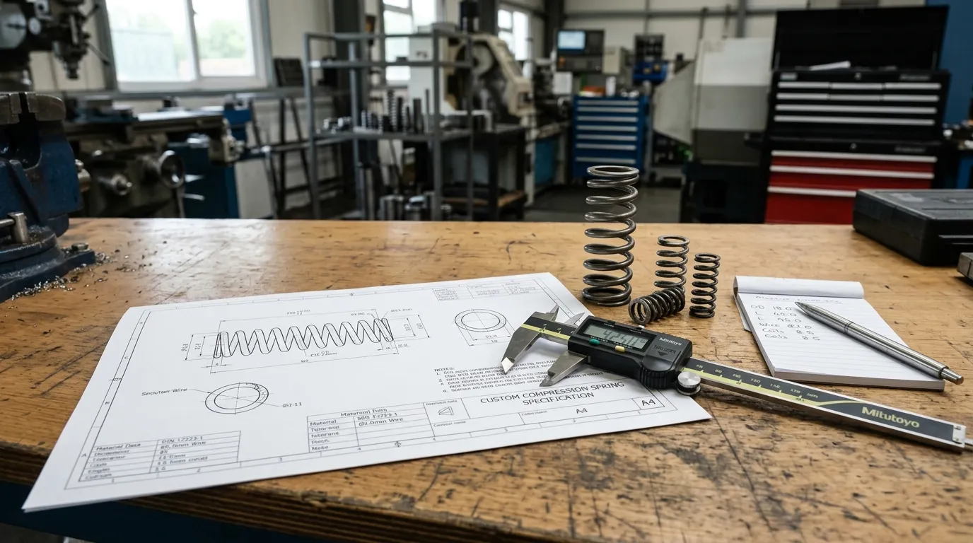 定制弹簧询价前需要准备哪些参数和图纸，采购和工程别漏这几项！